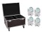 Set 2x LED TMH-X4 Moving-Head Wash Zoom ws + EU Case with wheels