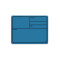 88001 M BLUE - Beschriftungsschild Kunststoff, magnetisch 177 x127 mm, blau