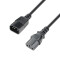 4 STAR PLK 0100 - Netzkabel | Adam Hall® IEC C13 x IEC C14 | 1 m