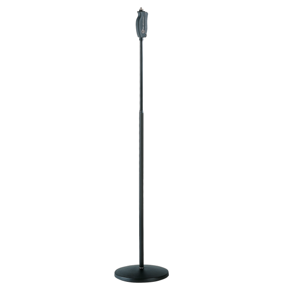 Mikrofonstativ 26085 schwarz mit Rundsockel, Onehand