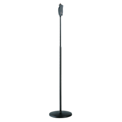 Mikrofonstativ 26085 schwarz mit Rundsockel, Onehand