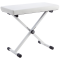 Keyboardbank 14077 weiss, breit, Kunstleder