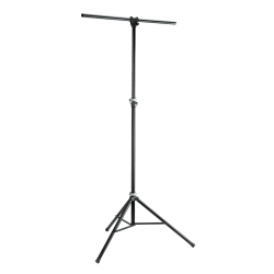 Leuchtenstativ 24620 Alu, schwarz eloxiert, mit Traverse