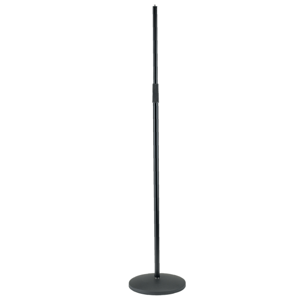 Mikrofonstativ 26125 schwarz mit Rundsockel