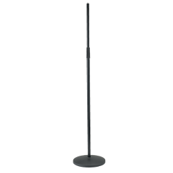 Mikrofonstativ 26125 schwarz mit Rundsockel