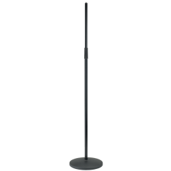 Mikrofonstativ 26125 schwarz mit Rundsockel