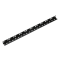 19" Winkelrackschiene 28410, 10 HE, schwarz