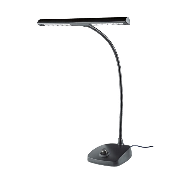 LED Pianoleuchte 12298 mittig, schwarz