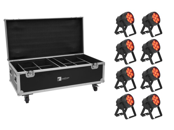 Set 8x AKKU IP PAR 7 QCL CRMX MK2 + Case with charging function