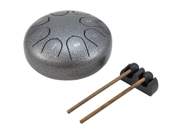 TD-8 Steel Tongue Drum, silver