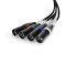 AoC Loom XLRm - Audio over Cat Multicore-Adapterkabel von etherCON auf 4 x XLR male