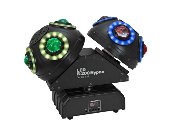 LED B-200 Hypno Double Ball Beam Effect