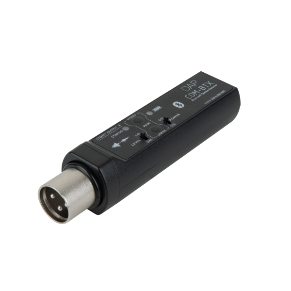 COM-BTX BT 5.0 Bluetooth Audio Receiver mit XLR-Stecker und Akku