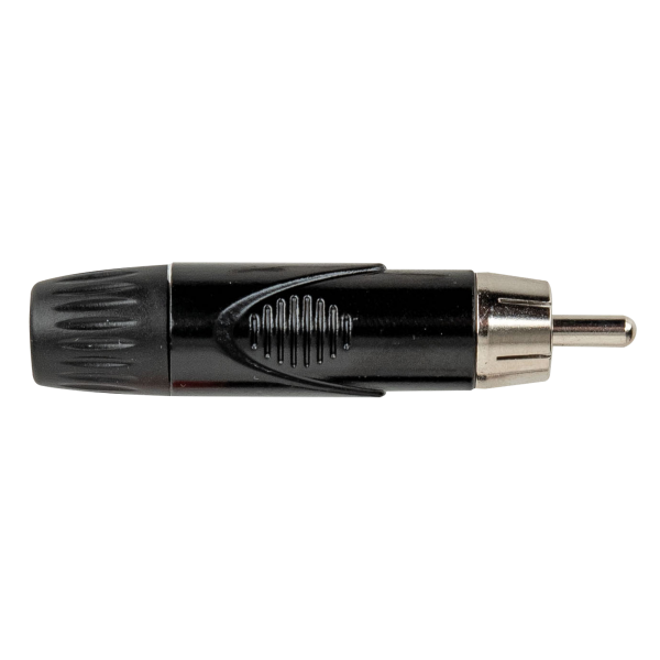 RCA Connector - Male - Black Housing