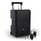 ANNY® 10 BPH 2 B8 - Altoparlante PA Bluetooth® da 10″ con batteria, mixer e 2 microfoni ad archetto, bodypack in dotazione