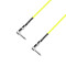 4 STAR IRR 0030 NEO SET - Pedalboard Patchkabel | 4er Set Adam Hall® Winkelklinke TS | 0,3 m