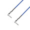 4 STAR IRR 0060 SET - Pedalboard Patch Cable | Set of 5 Adam Hall® angled Jack TS | 0.6 m