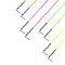 4 STAR IRR 0090 NEO SET - Pedalboard Patch Cable | Set of 4 Adam Hall® angled Jack TS | 0.9 m