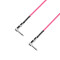 4 STAR IRR 0090 NEO SET - Pedalboard Patch Cable | Set of 4 Adam Hall® angled Jack TS | 0.9 m