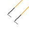 4 STAR IRR 0090 NEO SET - Pedalboard Patch Cable | Set of 4 Adam Hall® angled Jack TS | 0.9 m