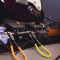 4 STAR IRR 0090 NEO SET - Pedalboard Patch Cable | Set of 4 Adam Hall® angled Jack TS | 0.9 m
