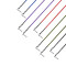 4 STAR IRR 0090 SET - Pedalboard Patch Cable | Set of 5 Adam Hall® angled Jack TS | 0.9 m