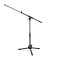 TMS 4232 B - Asta microfonica Touring, base pieghevole a treppiede, braccio telescopico a giraffa regolabile in 2 punti, colore nero