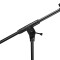 TMS 4232 B - Asta microfonica Touring, base pieghevole a treppiede, braccio telescopico a giraffa regolabile in 2 punti, colore nero