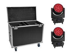 Set 2x LED IP TMH-H760 + Case with wheels