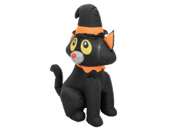 Halloween Aufblasbare Figur Katze, 122cm