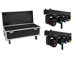 Set 2x LED TMH Bar S120 + Case with wheels