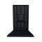 Crash Barrier - Corner 22.5° positive BLACK
