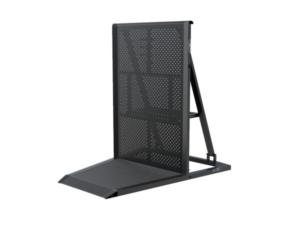 Crash Barrier - Corner 22.5° negative BLACK