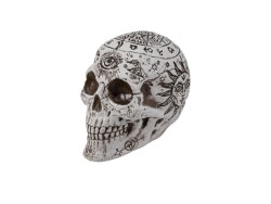 Halloween Totenkopf, mystisch, 12x10x18cm