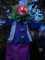 Halloween Figure Clown Charly, animated, 164cm