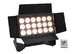 Set 4x AKKU Multiflood IP 18x10W RGBW Wash CRMX + Case...