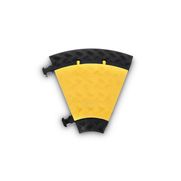 MINI C MK2 | LEFT - Protezione cavo 3 canali | curva a 45° a sinistra | carico medio | altezza 5cm