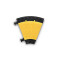 MINI C MK2 | LEFT - Protezione cavo 3 canali | curva a 45° a sinistra | carico medio | altezza 5cm