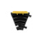 MINI C MK2 | RIGHT - Protezione cavo 3 canali | curva a 45° a destra | carico medio | altezza 5cm