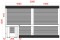 Crash Barrier - Tall door with left opening - Black