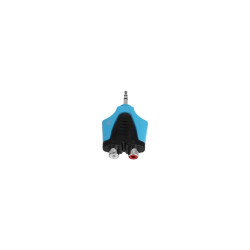 4 STAR AY RF2 MM3 BLU - BLU Line Y-Adapter | 2 x RCA...