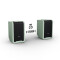 ANNY® 8 BPH B5 GN - Enceinte Bluetooth® portable sur batterie avec mixeur intégré et micro/casque sans fil (émetteur de poche), Adventure Green