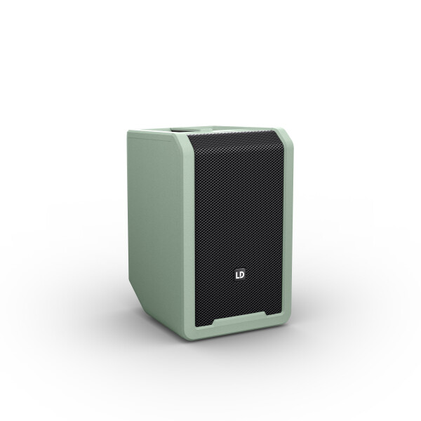 ANNY® 8 GN - Portable battery-powered Bluetooth® PA loudspeaker with mixer, Adventure Green
