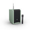 ANNY® 8 HHD B5 GN - Portable battery-powered Bluetooth® PA loudspeaker with mixer and 1x wireless handheld microphone, Adventure Green