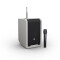 ANNY® 8 HHD B6 G - Portable battery-powered Bluetooth® PA loudspeaker with mixer and 1x wireless handheld microphone, Urban Grey