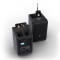 ANNY® 8 HHD B8 - Portable battery-powered Bluetooth® PA loudspeaker with mixer and 1x wireless handheld microphone, Stage Black