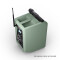 ANNY® 8 HHD B8 GN - Enceinte portable de sonorisation Bluetooth® alimentée par batterie avec table de mixage intégrée et un micro à main sans fil, Adventure Green