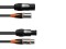Combi Cable DT-2 DMX IP T-Con/3-pin XLR 3m