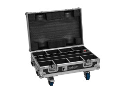 Flightcase 8x AKKU Mini IP UP-4 QCL Spot MK2 with...