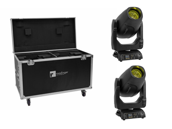 Set 2x DMH-640 Profile CMY + Case with wheels